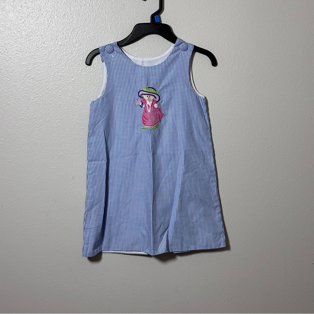 Girls Castles & Crowns Kids Blue Plaid‎ Dress size 5